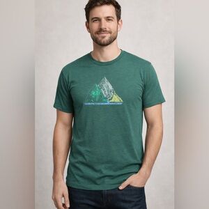 Icebreaker Merino Forest Green Mountain Tee
